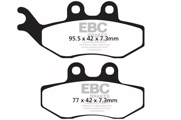 EBC Frein Pad Carbon Scooter SFAC194