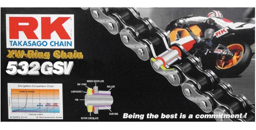 RK Chain RK532GSV 110R 532GSV-110-CLF