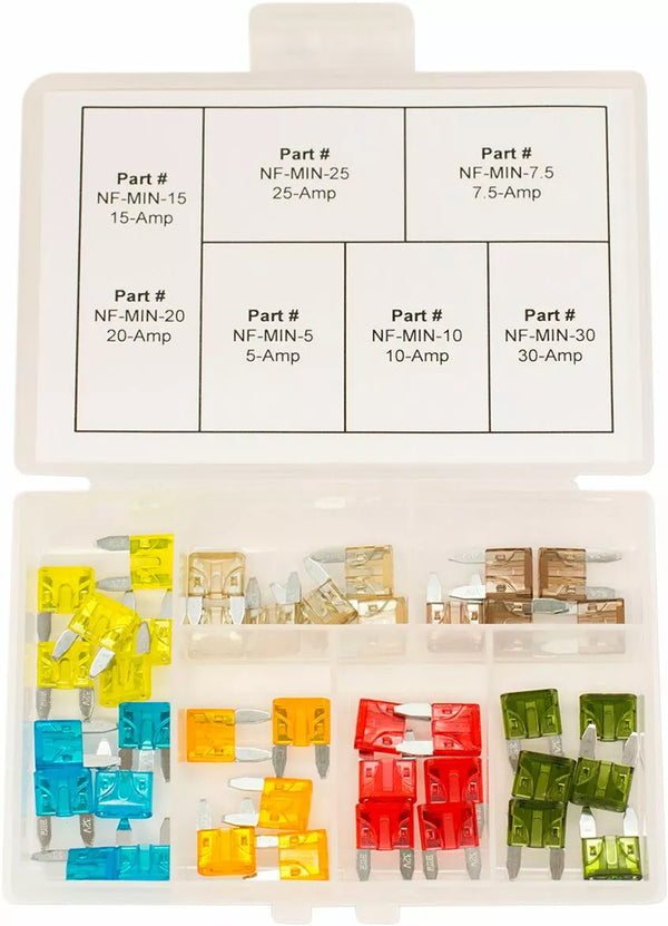 Kit de fusible namz mini 40 pièces nf-min kit