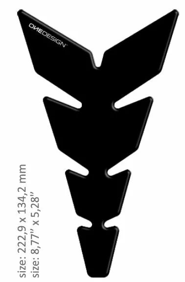 OneDeSign Tank Pad Moon Matt noir Soft Cgan115p