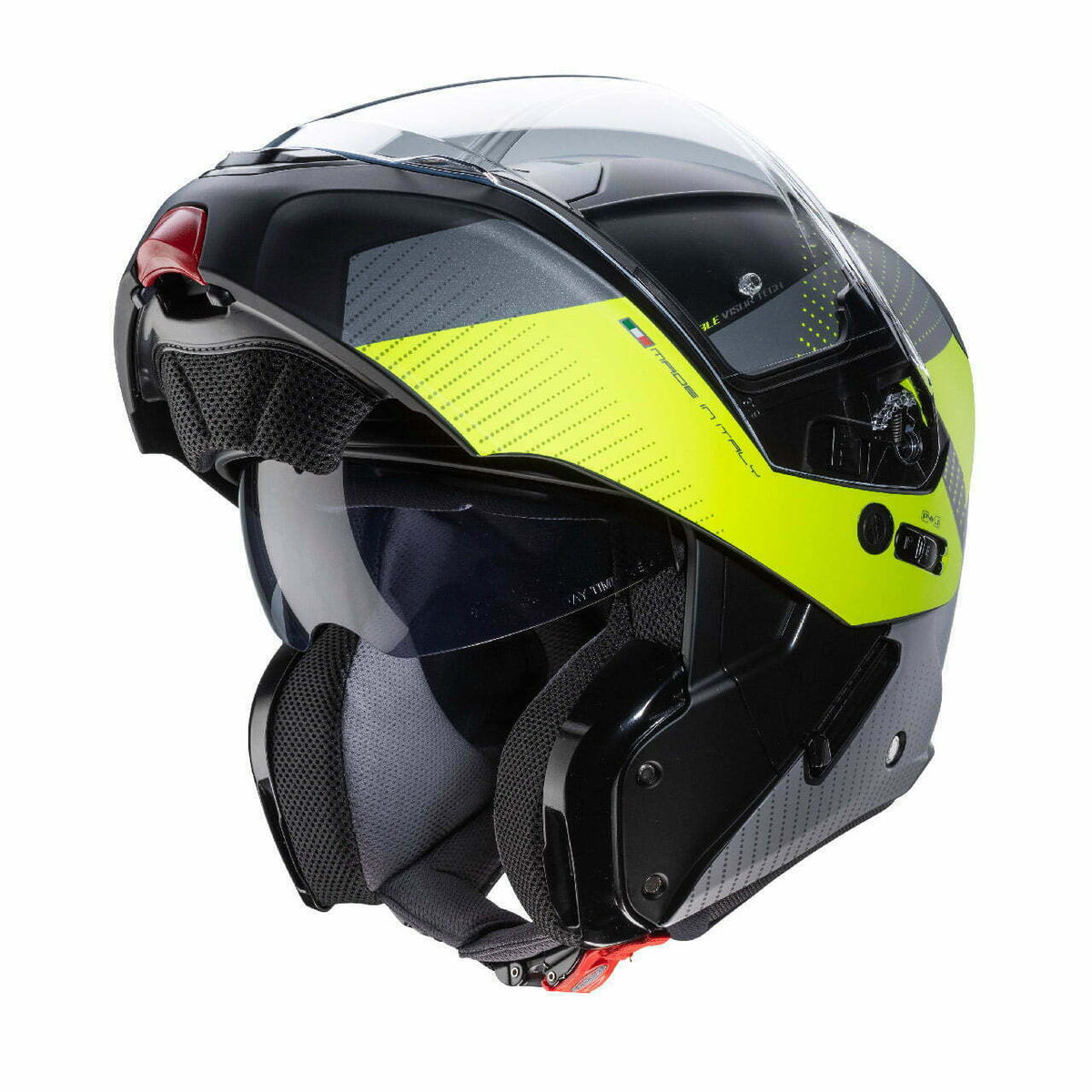 Casque Caberg Openable MC Horus scout noir / grippe