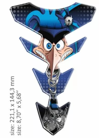 OneDeSign Tank Pad Face Slim Face Bleu CGEXS71BP