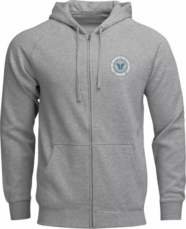 Thor Hoodie Zip Up Badge Htr Gray X 3050-7026