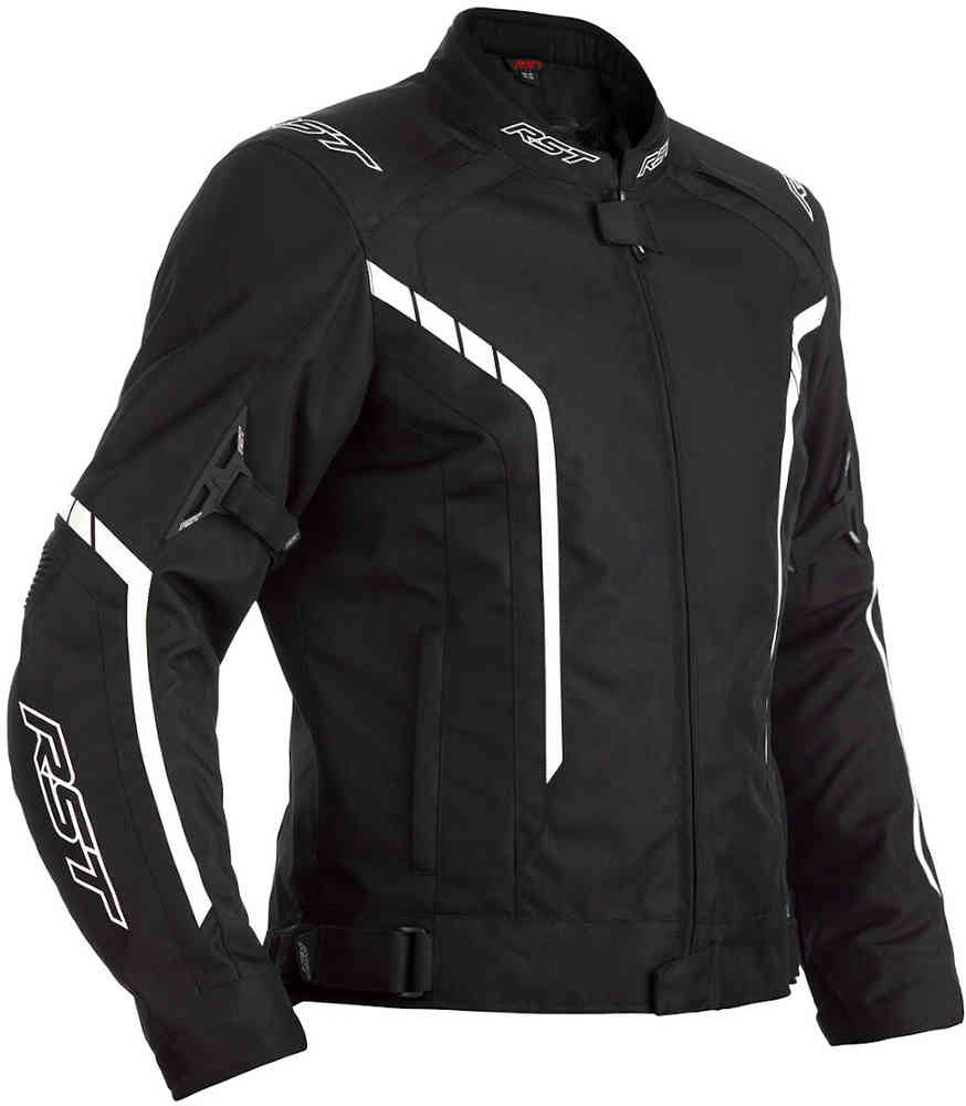 RST TEXTILE MC-JACKET Axe noir / blanc