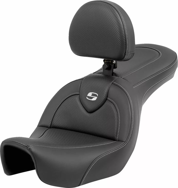 Saddlemen Seat Roadsofa CF avec dossier 806-04-185BR