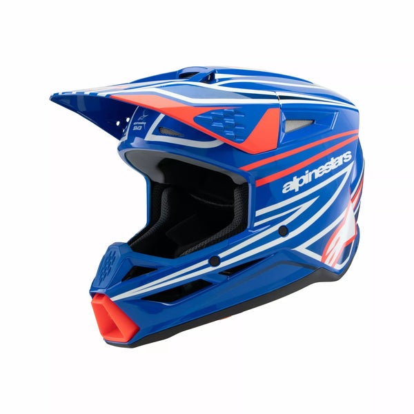 ALPINESTRES (MX) Casque surface SM3 WURX BLUE / RED / W 8302125-7312 -S