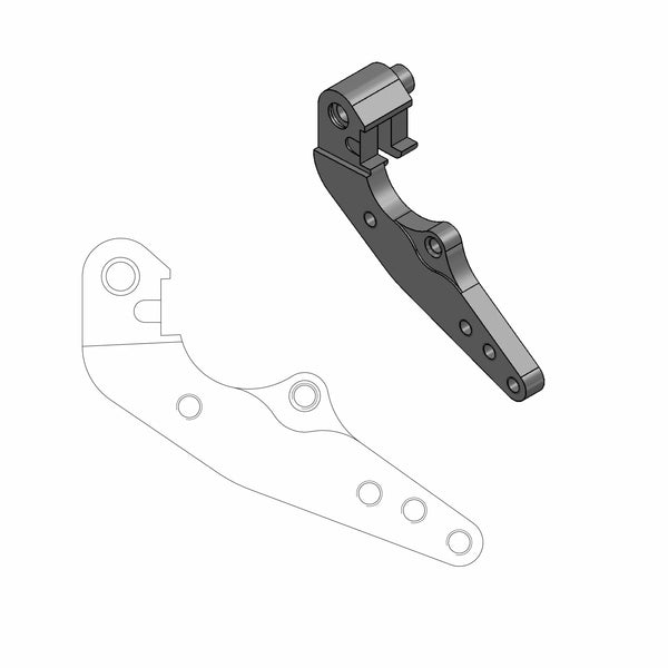 Adaptateur de l'étrier de frein Moto-Master 211057