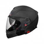 SMK Open MC Casque hybride Evo Black