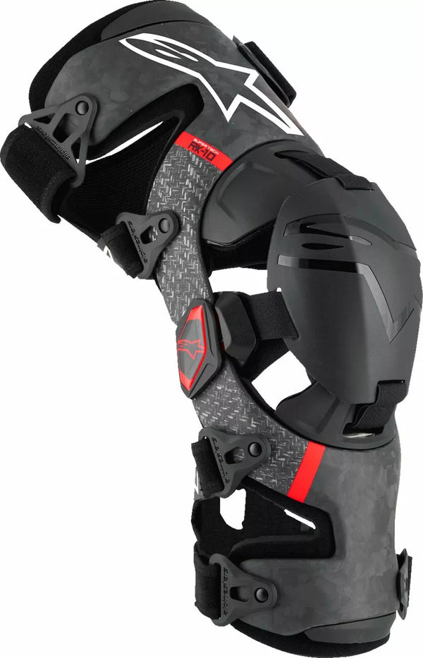 Alpinestars (MX) Kneebrace S-Tech RK-10 BLK / RD 6501425-13-S