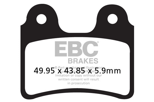 EBC Frein Pad Carbon TT Dirt FA303TT