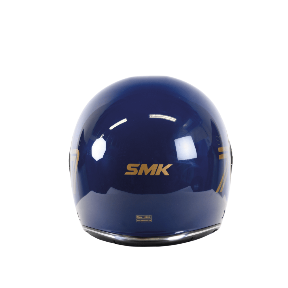 SMK JET MC Helmet Retro Seven Blue