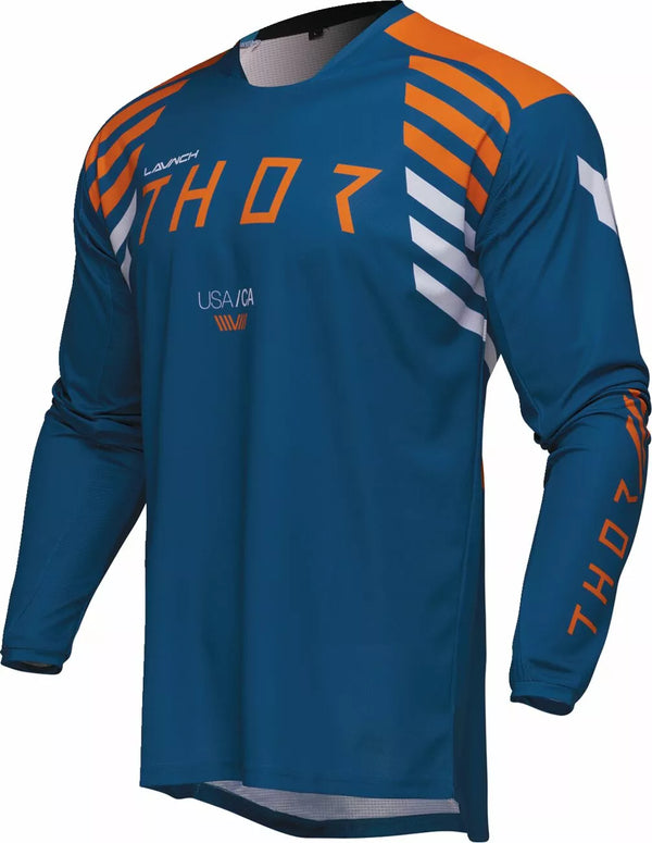 Thor Jersey Launch Zone Blue SM 2910-8237