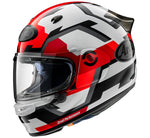 Casque arai quantic face rouge