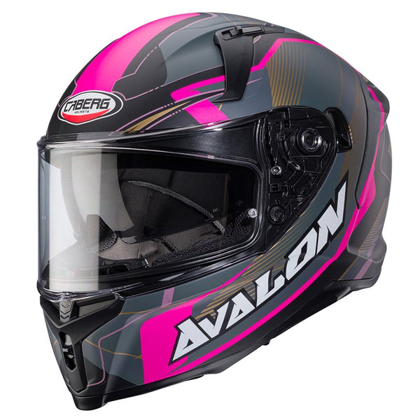 Casque Caberg Avalon x optique Matt noir / gris / rose
