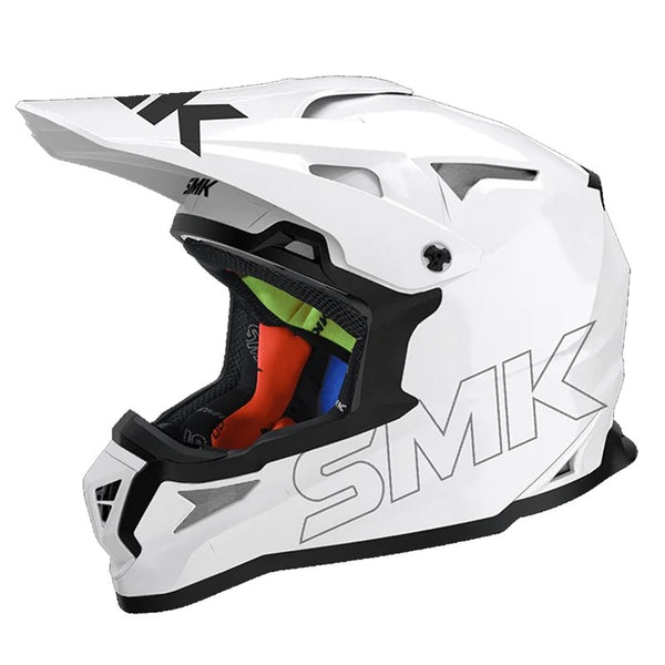 Casque smk alterra blanc
