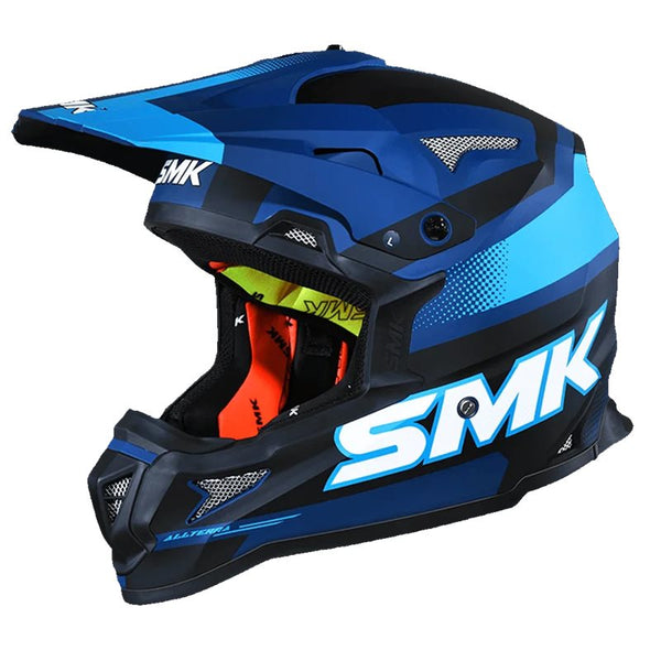 Casque smk allterra xthrottle bleu