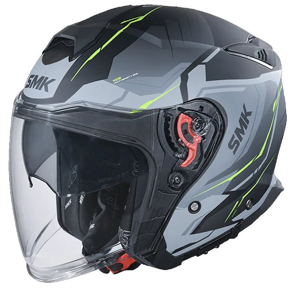Casque smk gtj échappement gris