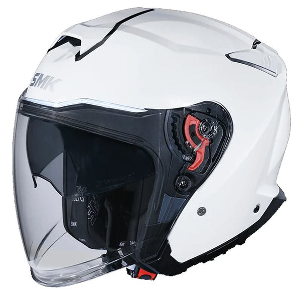 Casque smk gtj blanc