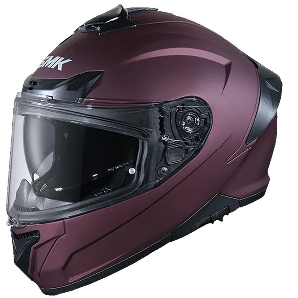 Casque SMK Typhoon Matt Bourgogne