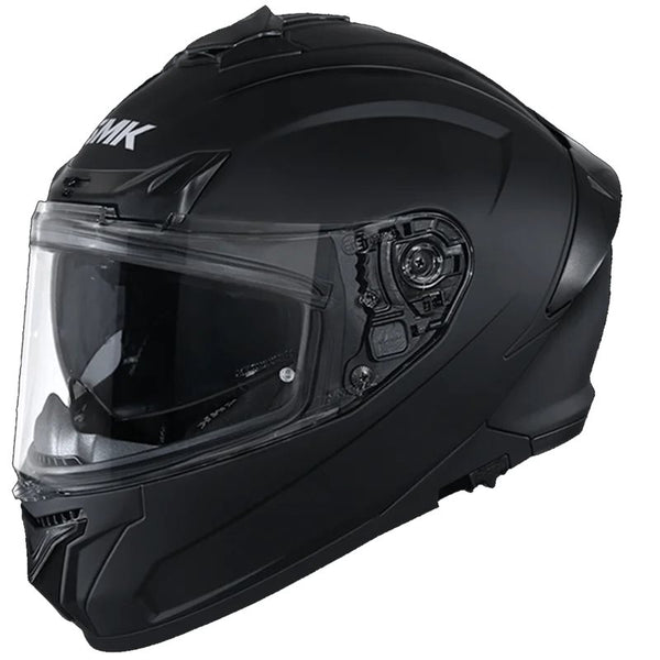Casque smk typhoon mat noir