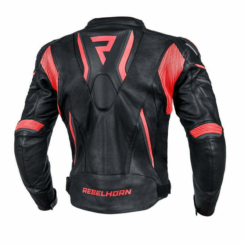 Rebelhorn mc-cume veste combattant noir / rouge