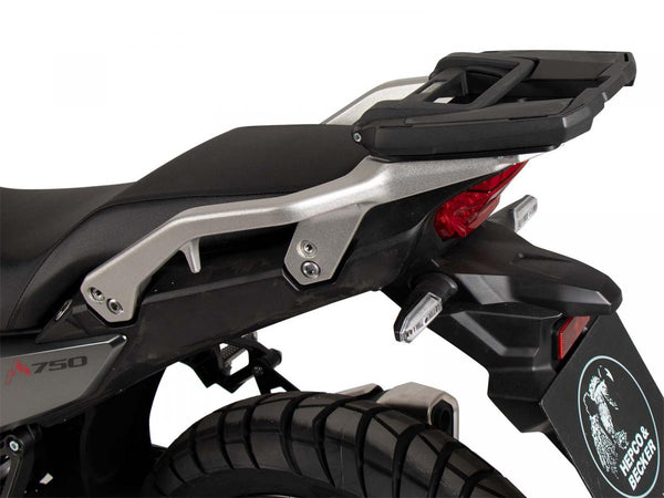 EASACCK TOPCASECARRIOR BLACK POUR LE COMBIGNAGE AVEC RACLE ARRIÈRE ORIGINAL POUR HONDA XL 750 TRANSALP (2023-)
