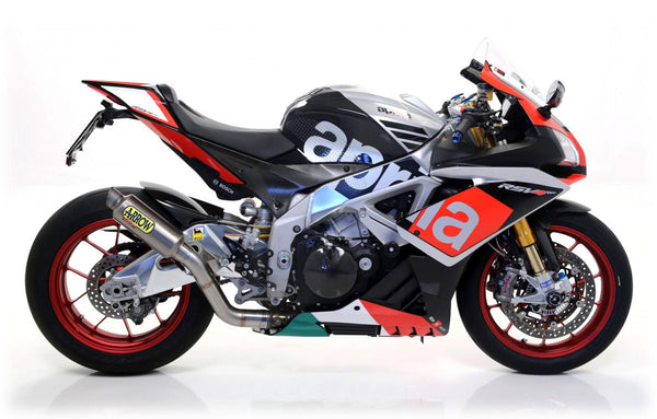 Aprilia RSV4 RR-RSV4 RF 15/16 Homol. Titanium GP2 Silencer + Pipe de liaison en acier inoxydable pour les collectionneurs d'origine