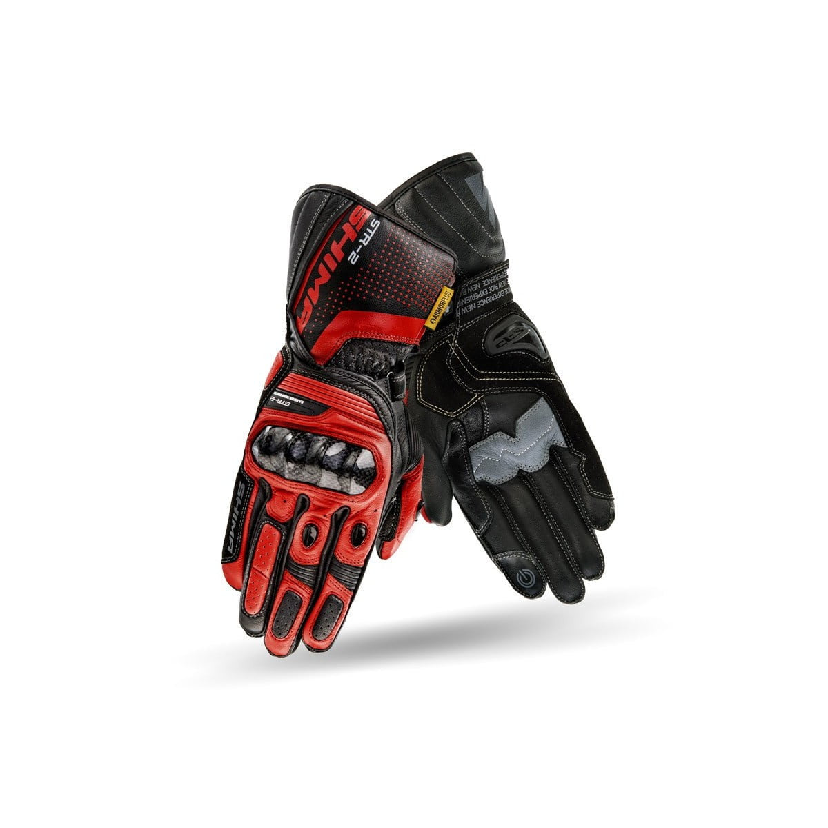 Gants Shima Mc-Sport Str-2 noir / rouge