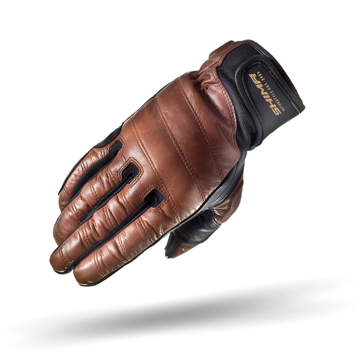 SHIMA MC-GLOVES REVOLVER BROWN