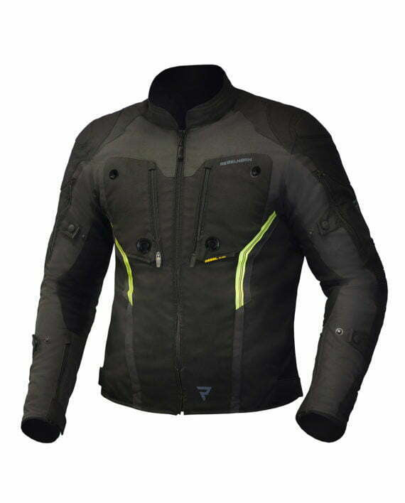 Rebelhorn textile mc veste borg noir / grippe