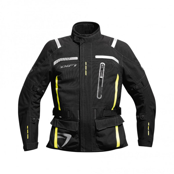 Diff la veste MC textile laminée Hudson Black / Flux
