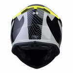 Casque de MC CROSS MC Black / grippe intrépide