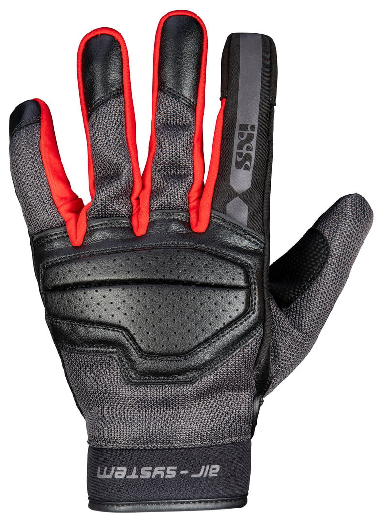 IXS MC Gloves Evo Air Black /Red