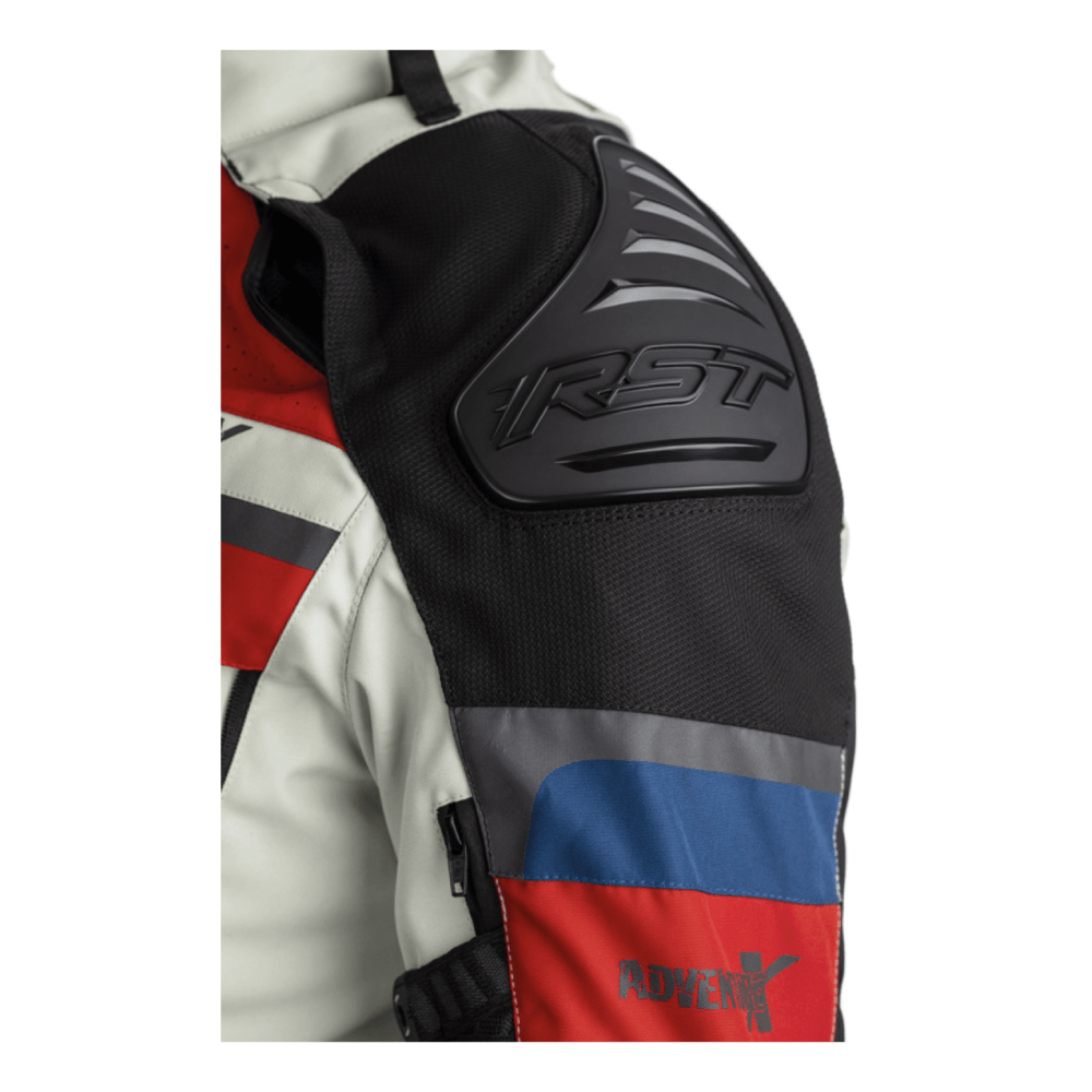 RST TEXTILE MC-JACKET ADVENTION-X BLUE / RED