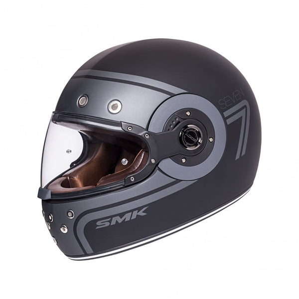 SMK Integral Mc-Helmet Retro Seven Black 