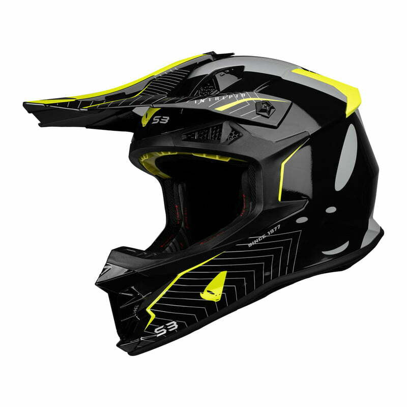 Casque de MC CROSS MC Black / grippe intrépide