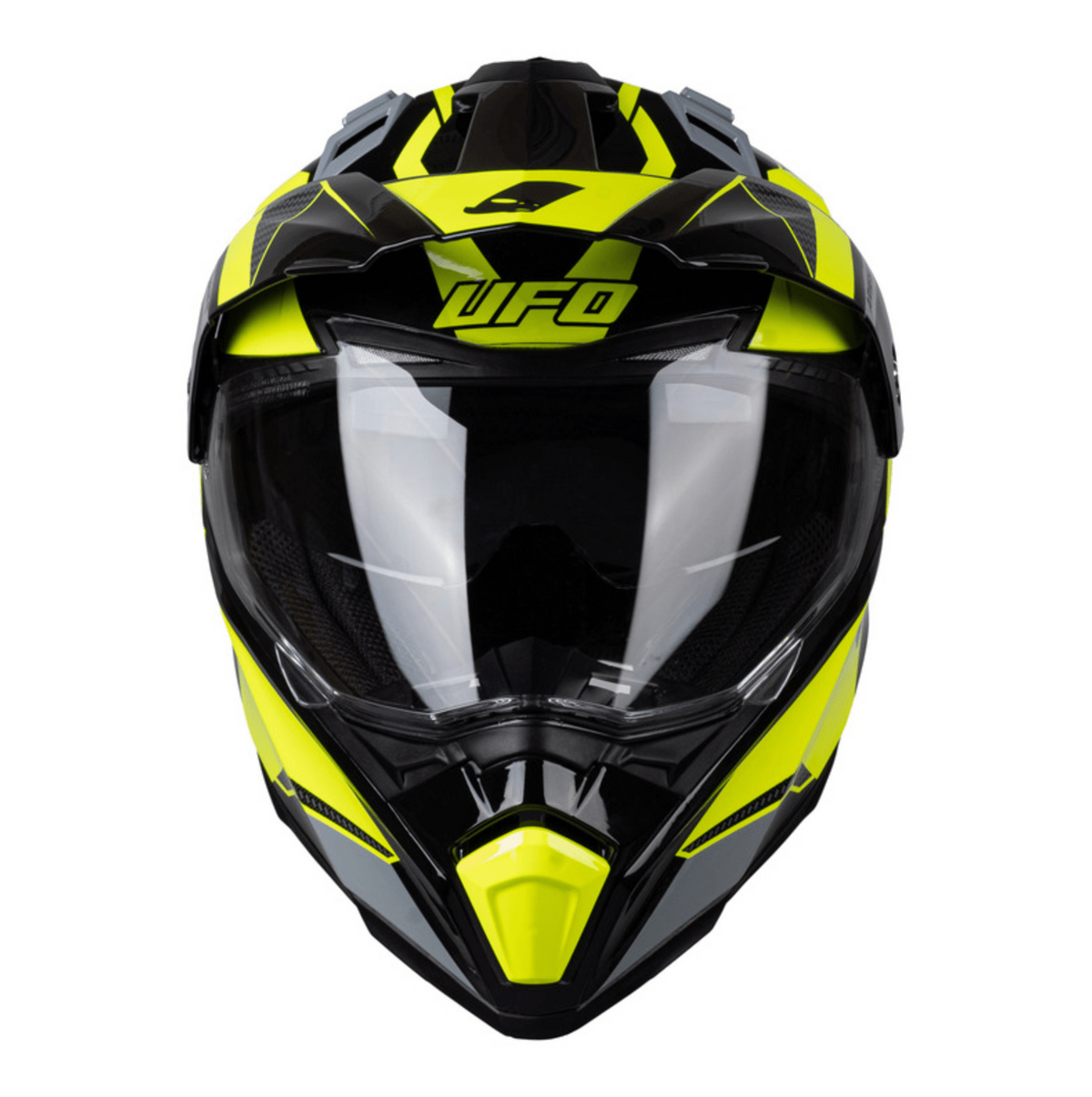 UFO Adventure MC Casque Black / Flux