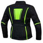 Rebelhorn Dam Textile MC Jacket Raiker III noir / grippe