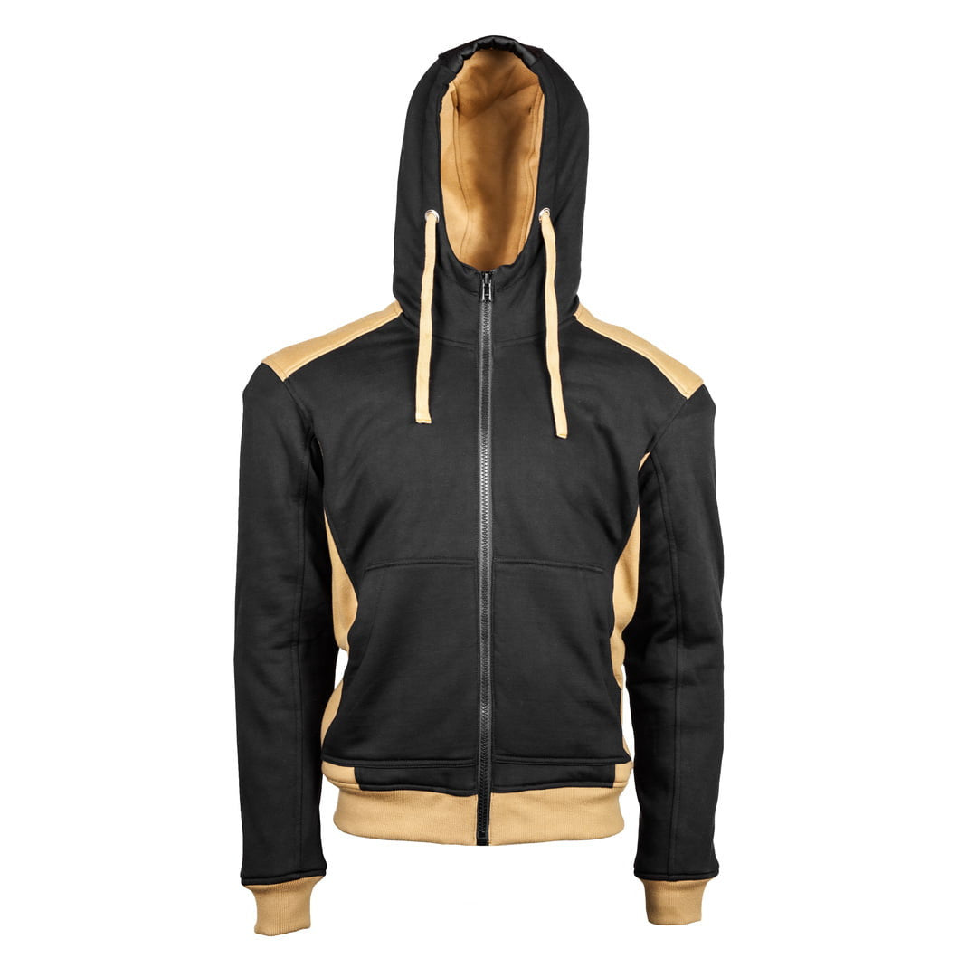 GMS Kevlar MC Hoodie Grizzly Black / Beggie