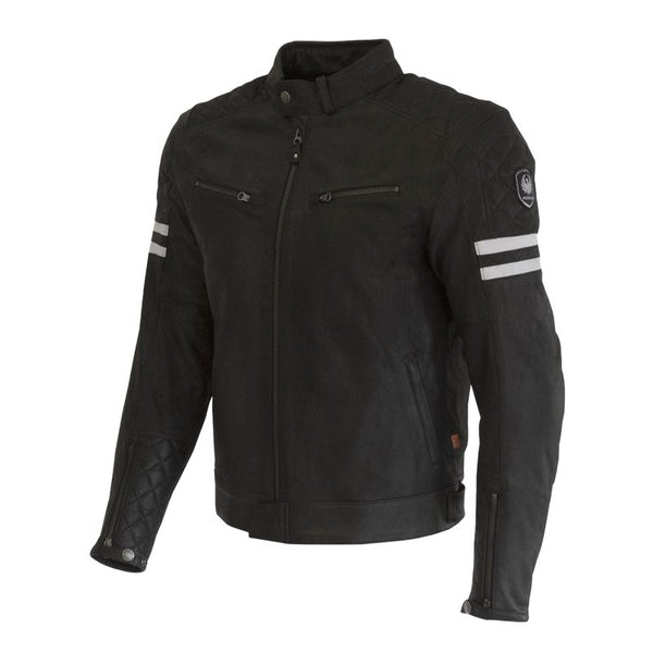 Veste en cuir Merlin Hixon II noir