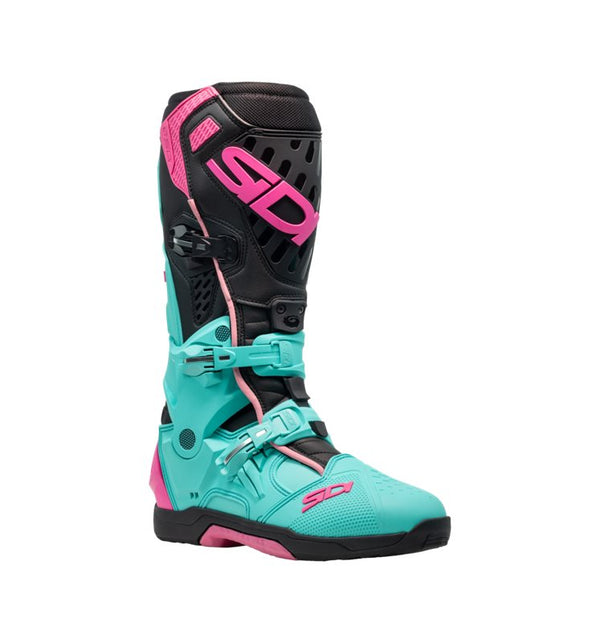 Sidi Unisexe MC Boots Crossair Mint / Black / Pink