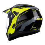 UFO Adventure MC Casque Black / Flux