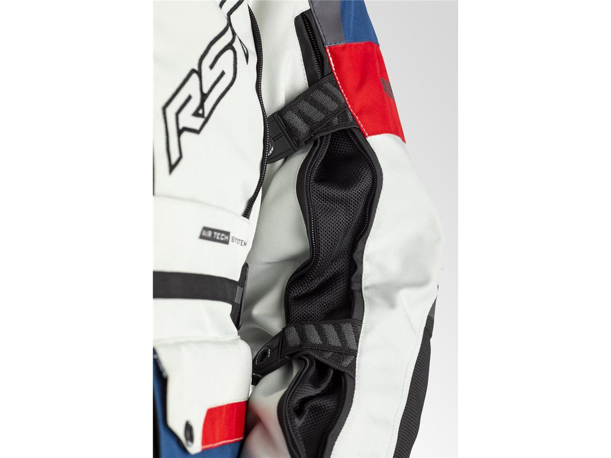 RST Airbag Textile MC Jacket Adventure-X Blue / Red