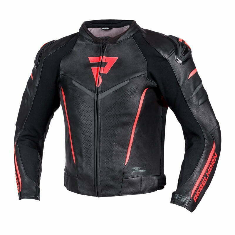 Rebelhorn mc-cume veste combattant noir / rouge