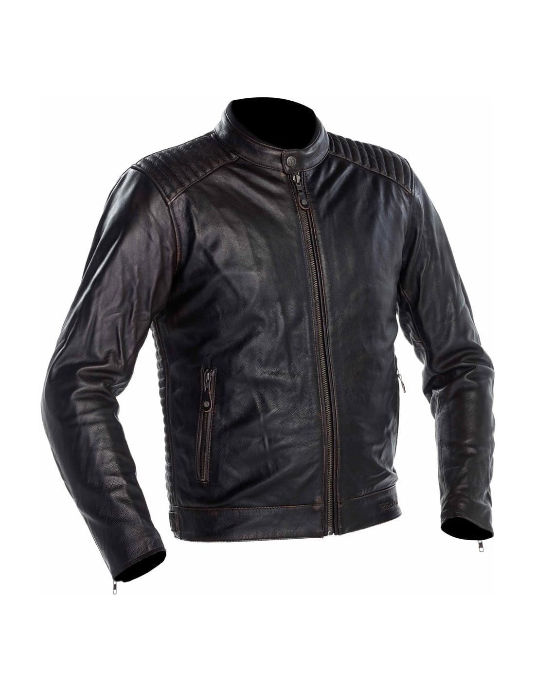 Veste en cuir de Mc Richa Throixton Brown