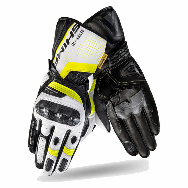 Gants Shima MC-Sport Str-2 blanc / grippe