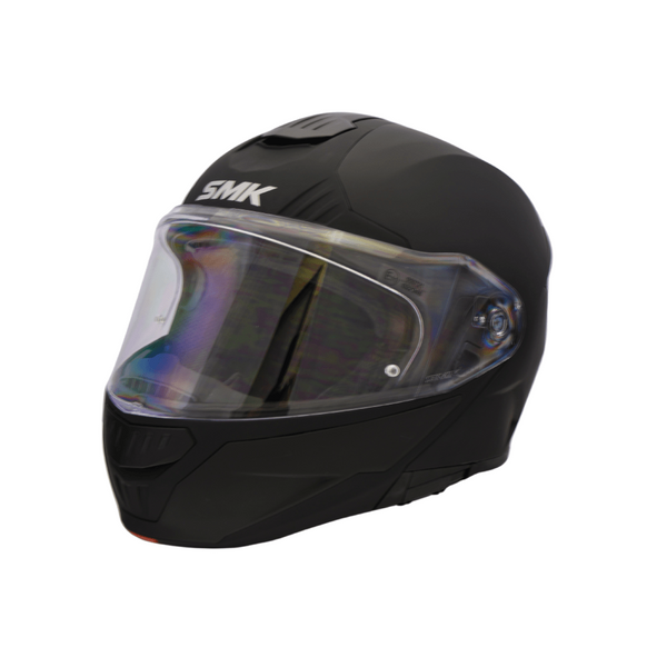 SMK Casque MC Openable Gullwing Black