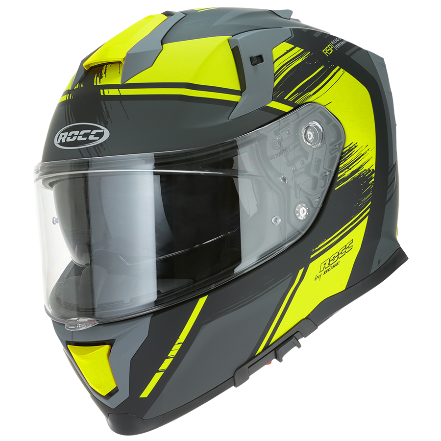 ROCC 341 Casque MC intégral noir / grippe