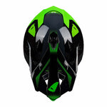 Casque de MC Cross MC intrépide noir / vert Ufo Cross MC