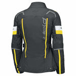 Veste textile des femmes tenue 4-Tour II noir / grippe